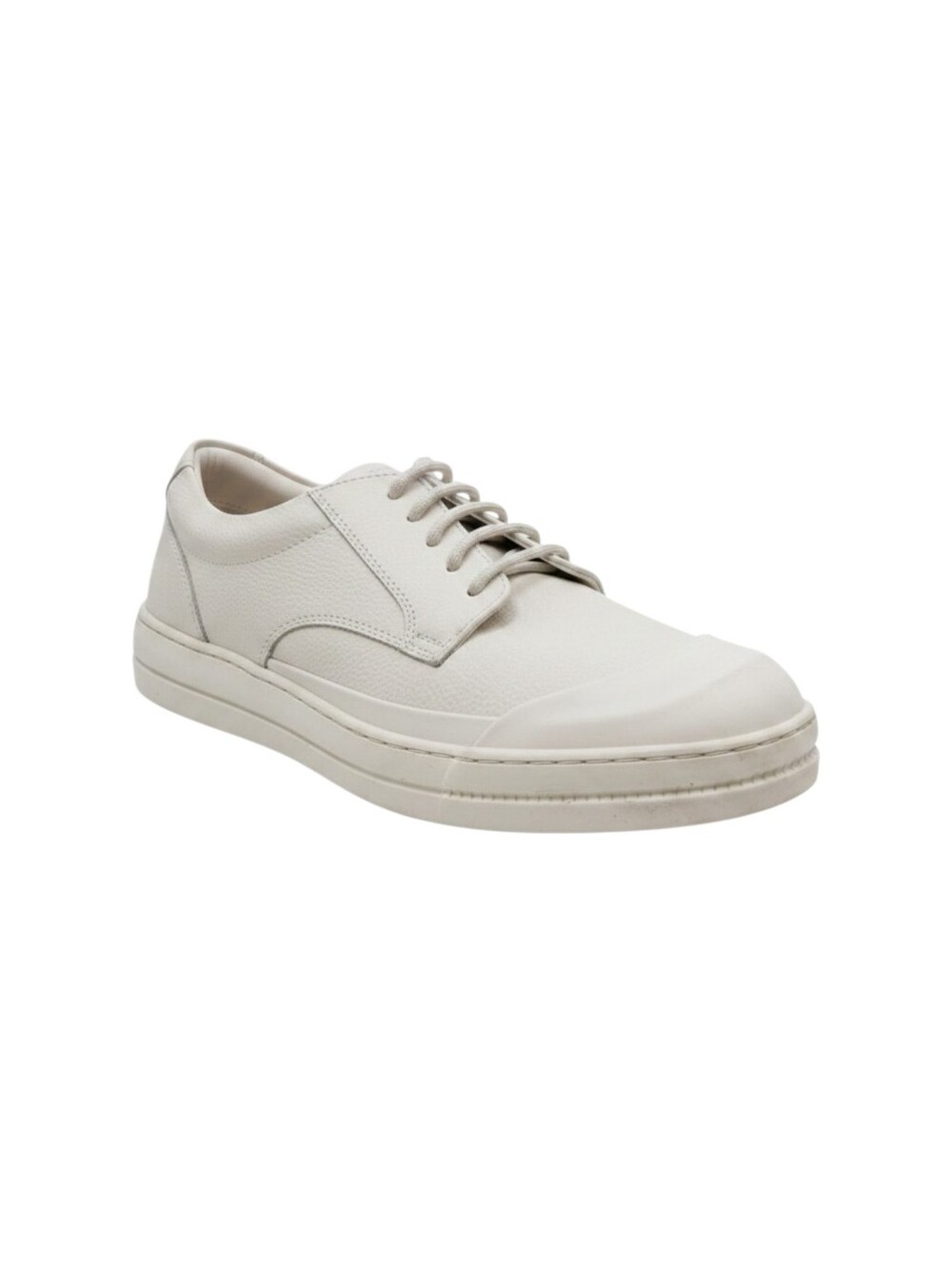 ZARA Mens Cream Chunky Lace-Up Shoes Dress Up Or Down